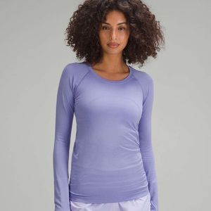 Swiftly Tech Long Sleeve Shirt - Dark Lavender - 6